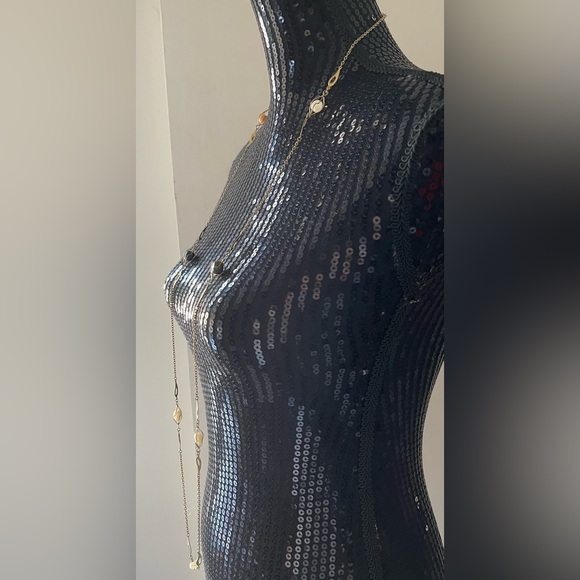 Vintage Gold Toned Semi Precious Caged Stones Necklace 20” - Picture 2 of 6